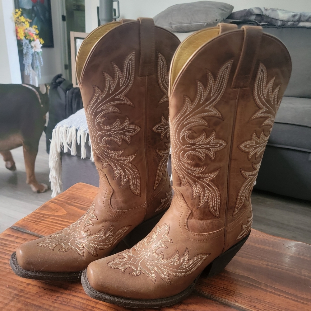 Ariat Brown Heeled Boots